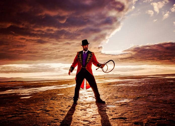 man circus photo