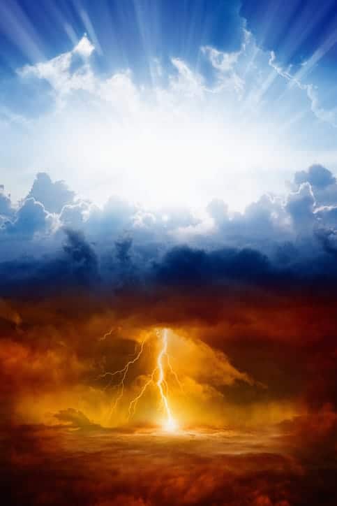 heaven and hell depiction