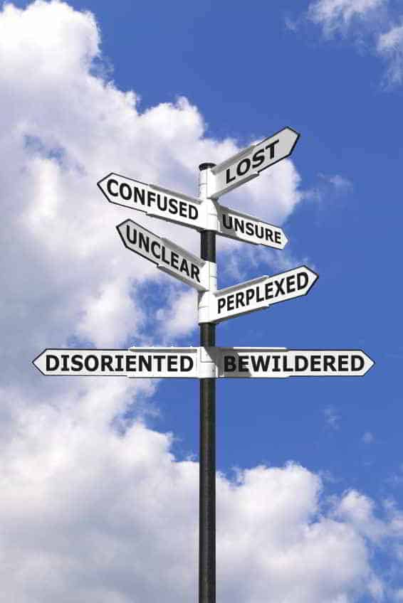 different signage post