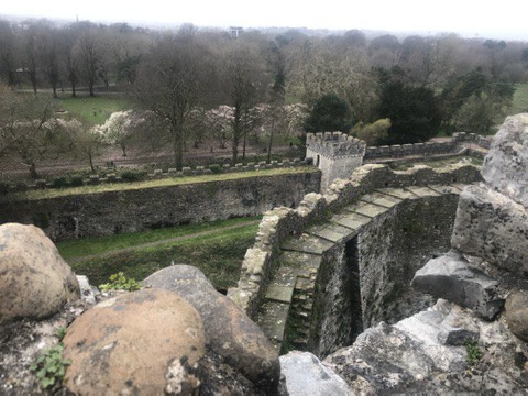 Ruins of Castle in Wales