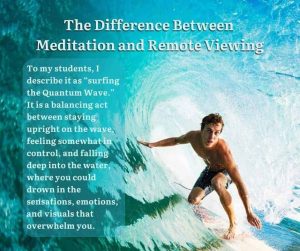 the difference between meditation and remote viewing 
