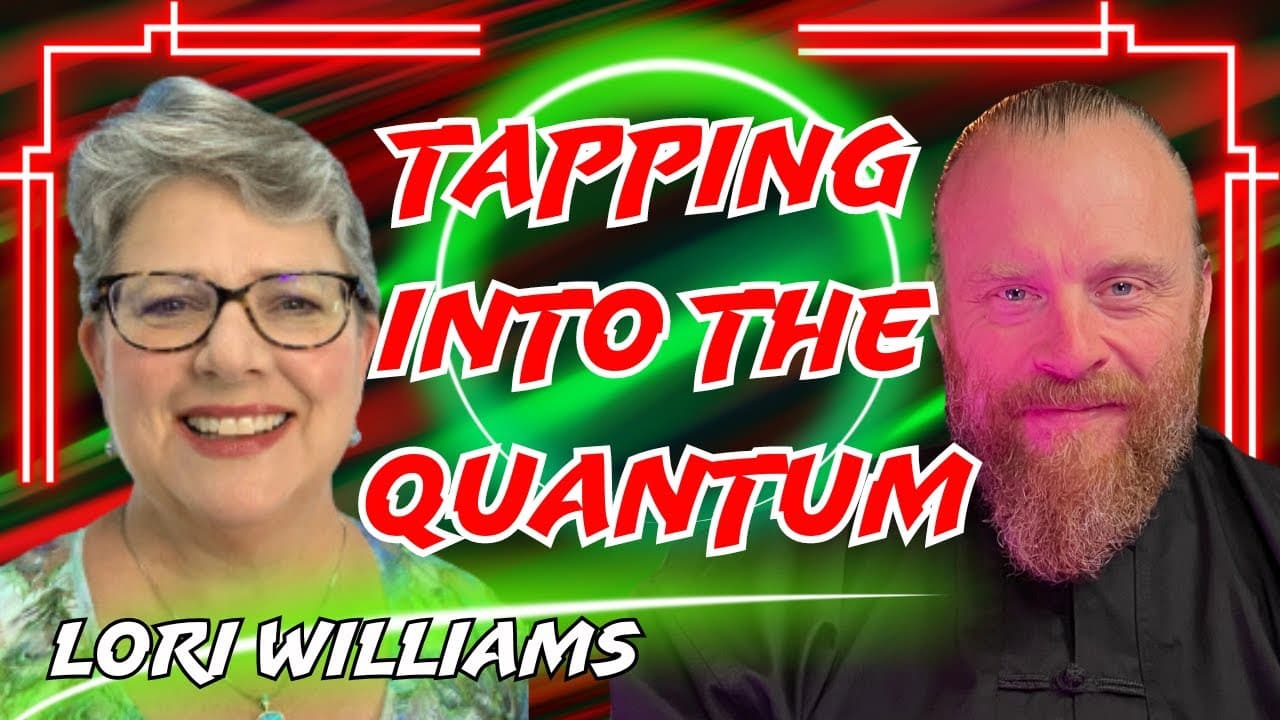Expert discussing quantum tapping techniques for remote viewing and consciousness expansion.