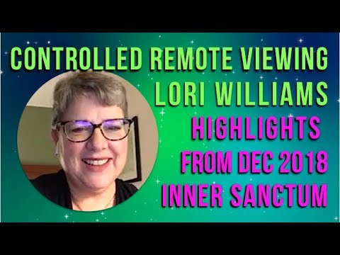Controlled Remote Viewing Lori William Highlights The INNER SANCTUM ~ with Karen Swain